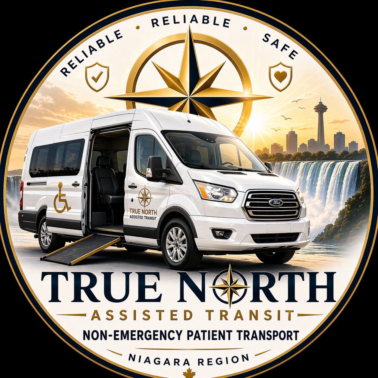 True North Assisted Transit Logo